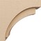 Ekena Millwork 10"W x 20"D x 20"H Classic Rivera Rough Cedar Woodgrain TimberThane Corbel, Primed Tan CORUR10X20X20RIVRCPR - alternate 5